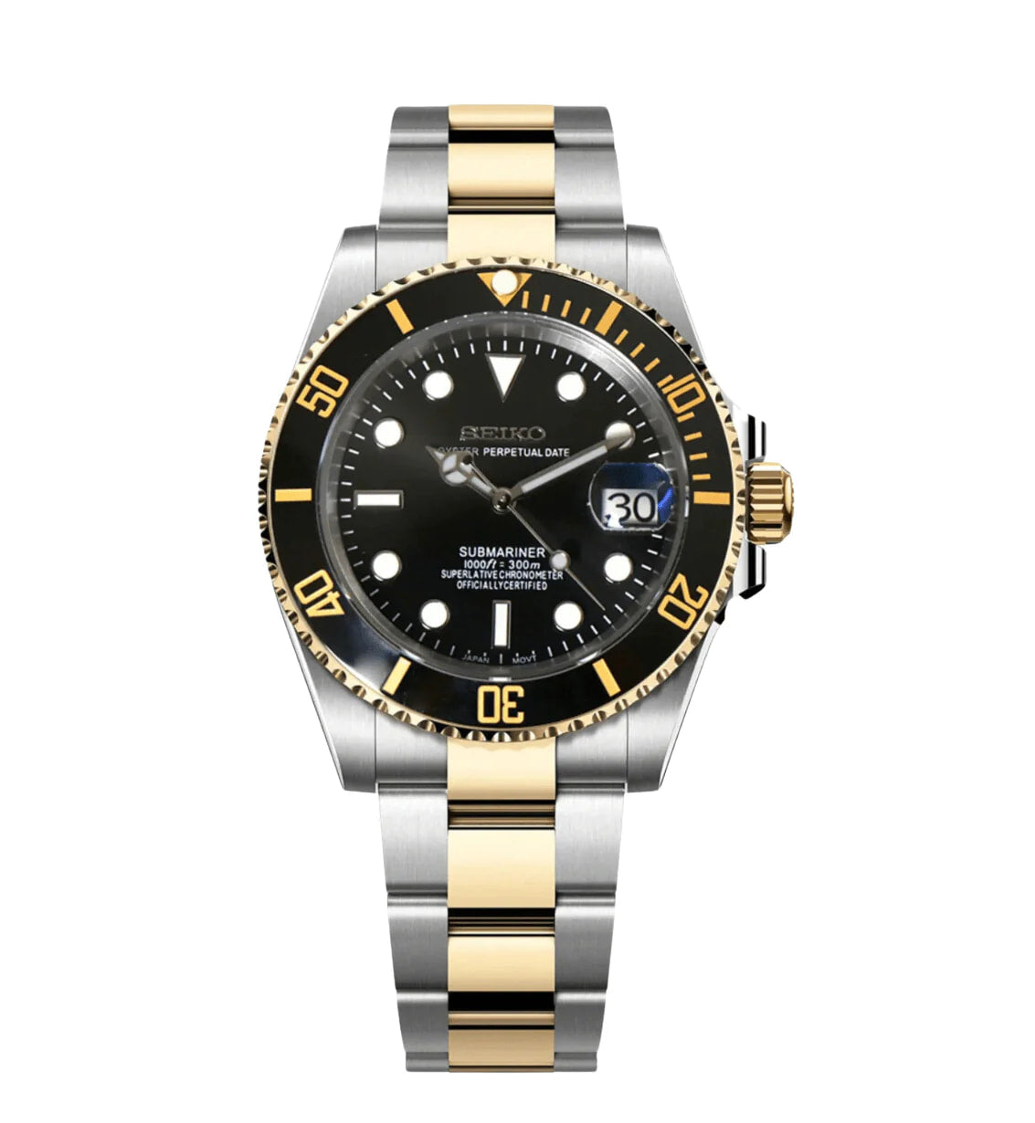 🎁 Black Two Tones Diver (100% off)
