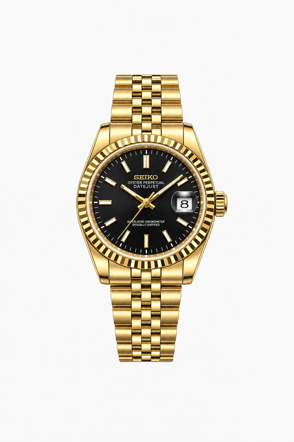 🎁 Gold And Black Dress Watch (100% off)