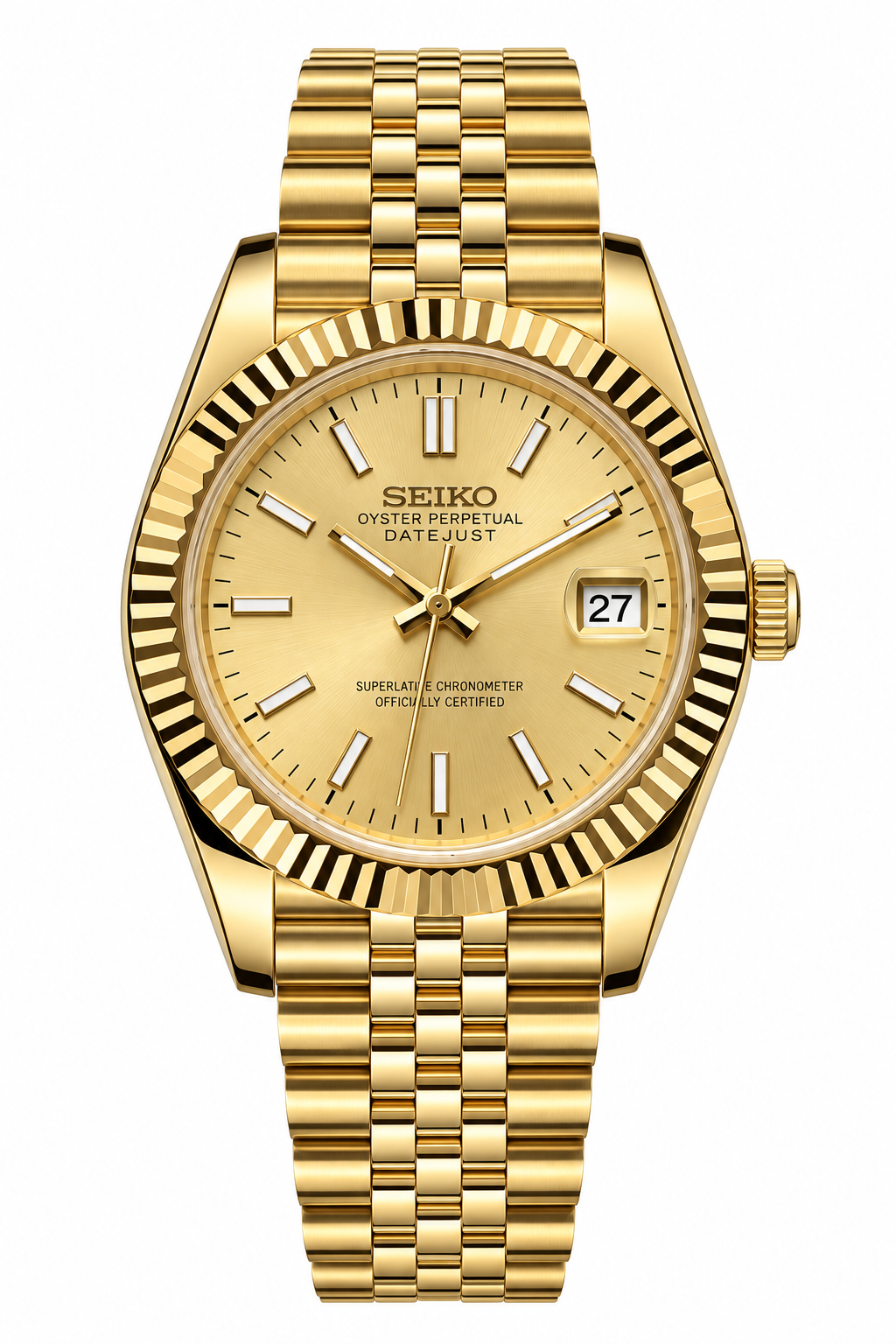 Full Gold Dress Watch