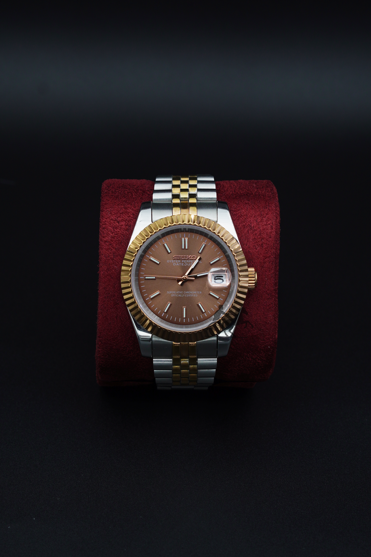 Chocolate Dial Dress Watch