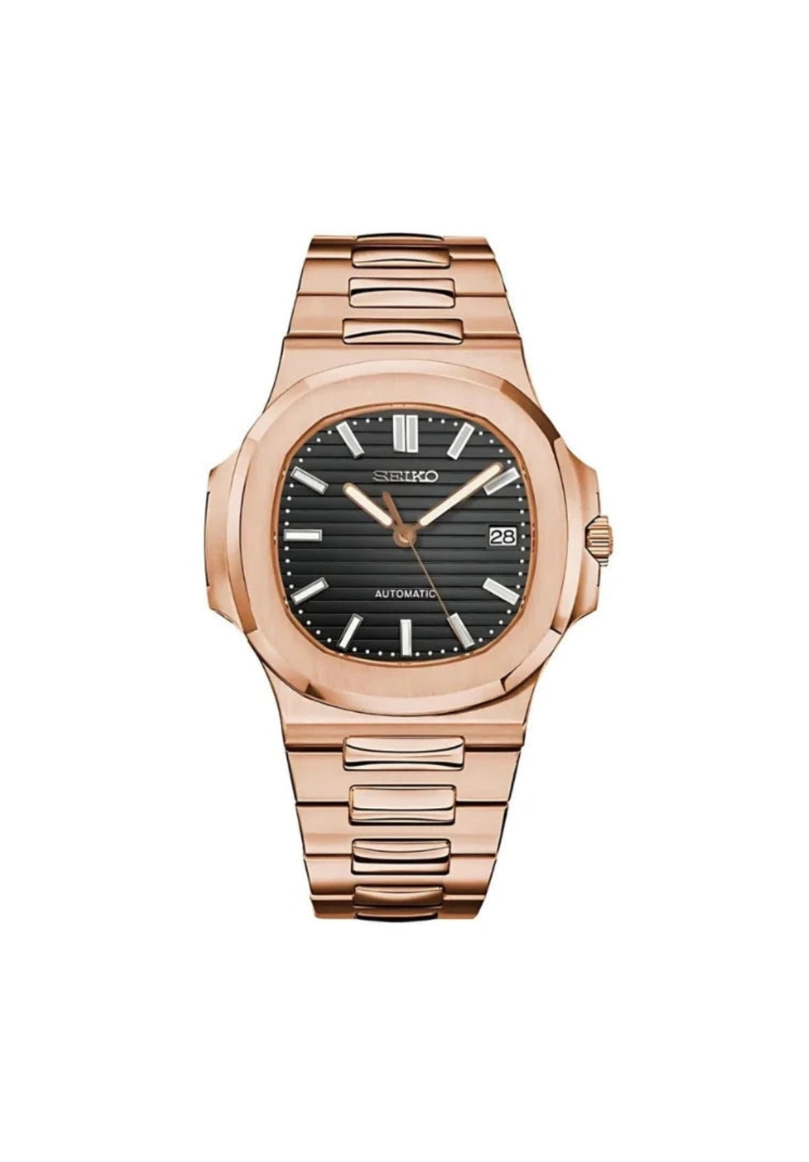 🎁 Rose Gold Black Sports Watch 2 (100% off)