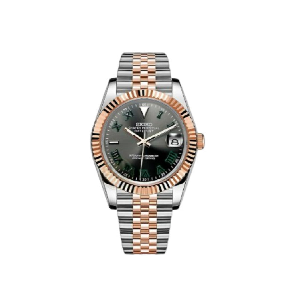 🎁 Slate Two Tone Dress Wimbledon Watch (100% off)
