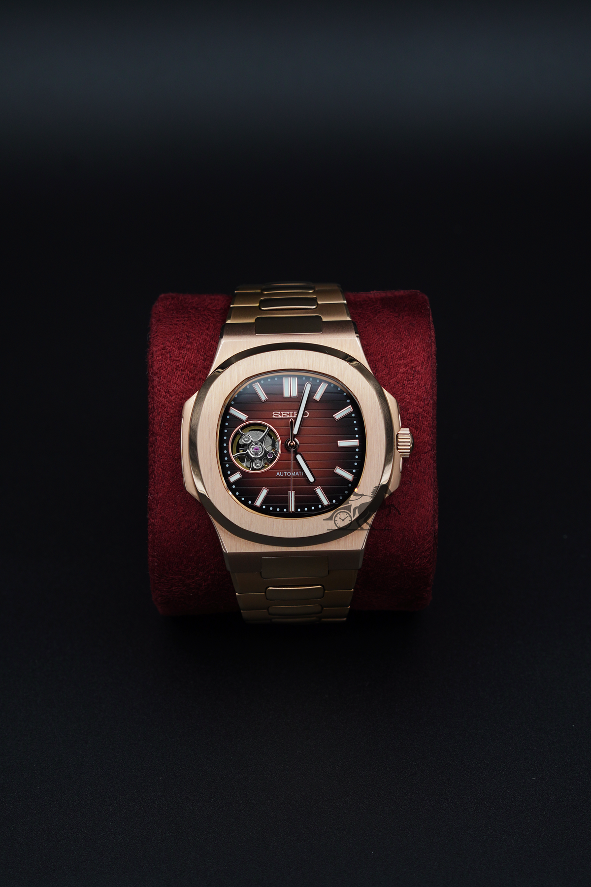 🎁 Rose Gold Open Heart Sports Watch (100% off)