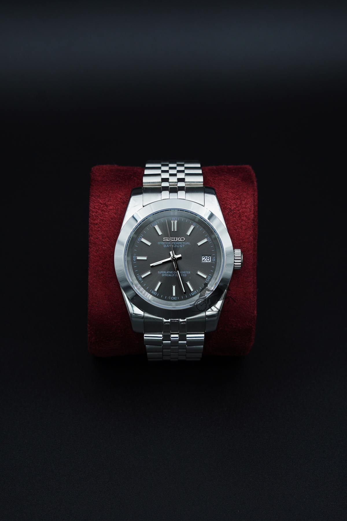 Smoke Gray Dial Dress Watch
