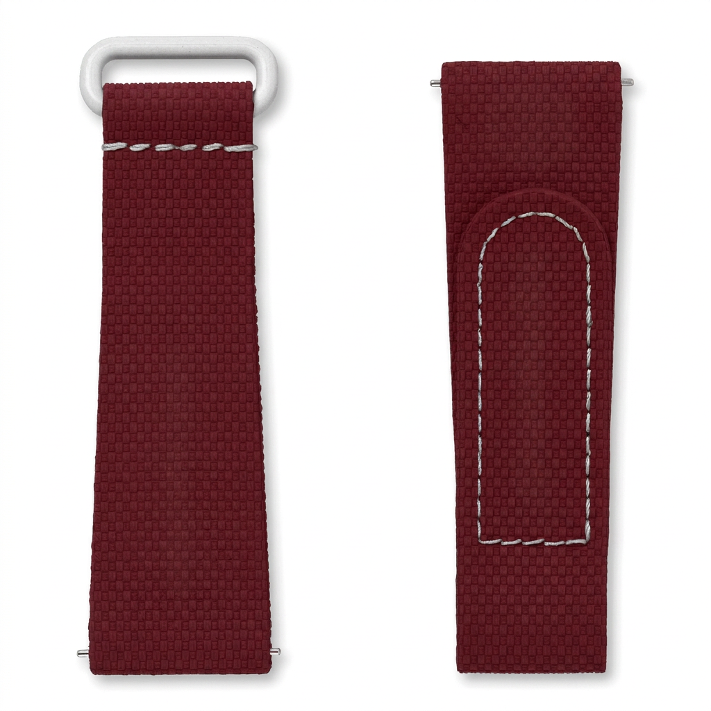 🎁 STRAP BORDEAUX/LIGHT GREY RUBBER (100% off)