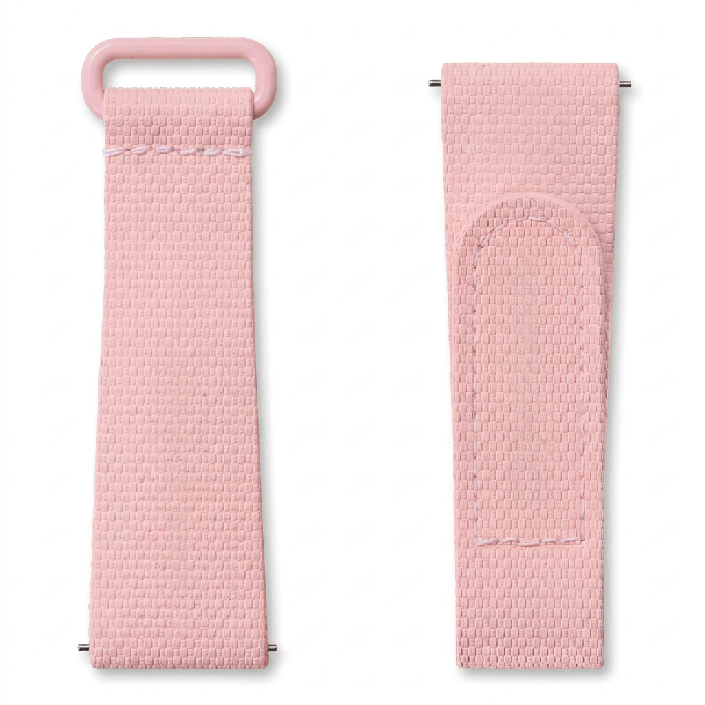 🎁 STRAP LIGHT PINK/WHITE RUBBER (100% off)