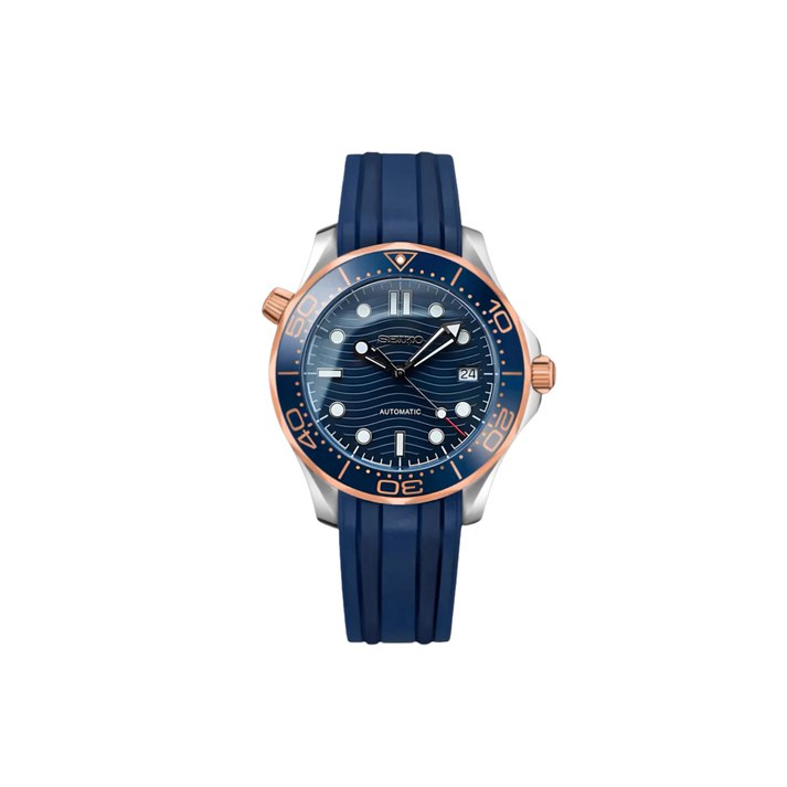 🎁 Rose Gold Blue Diver (100% off)