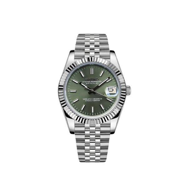 Olive Green Dress Watch 3