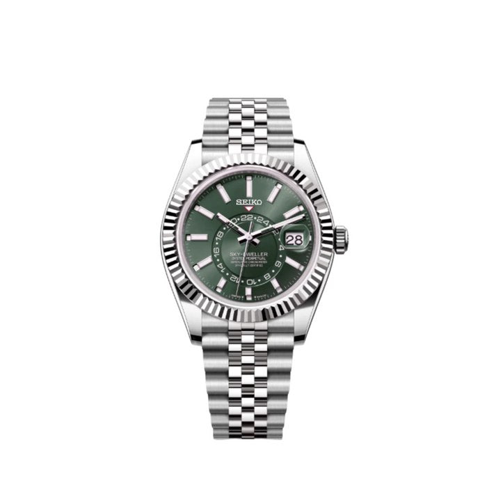 Olive Green Dress Watch 2