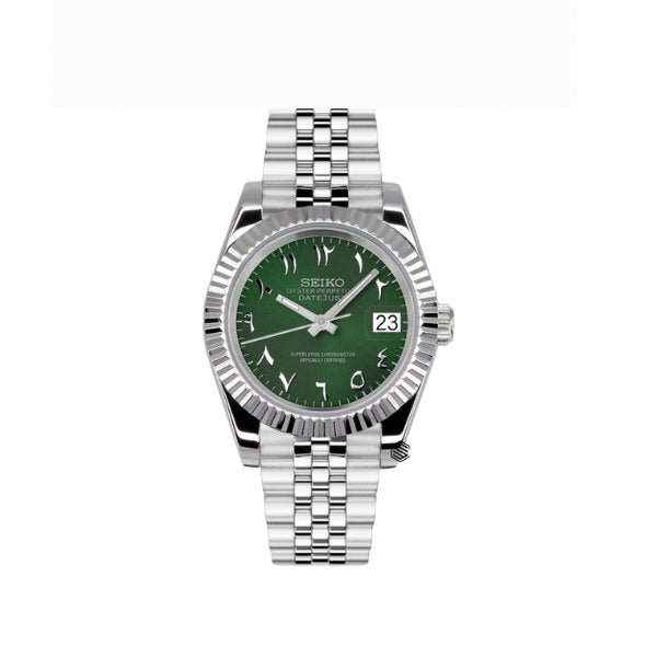 🎁 Green Arabic Dial Dress Watch (100% off)