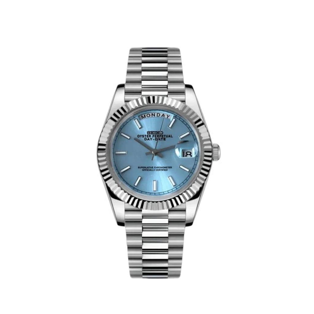 🎁 Light Blue Dress Watch (100% off)