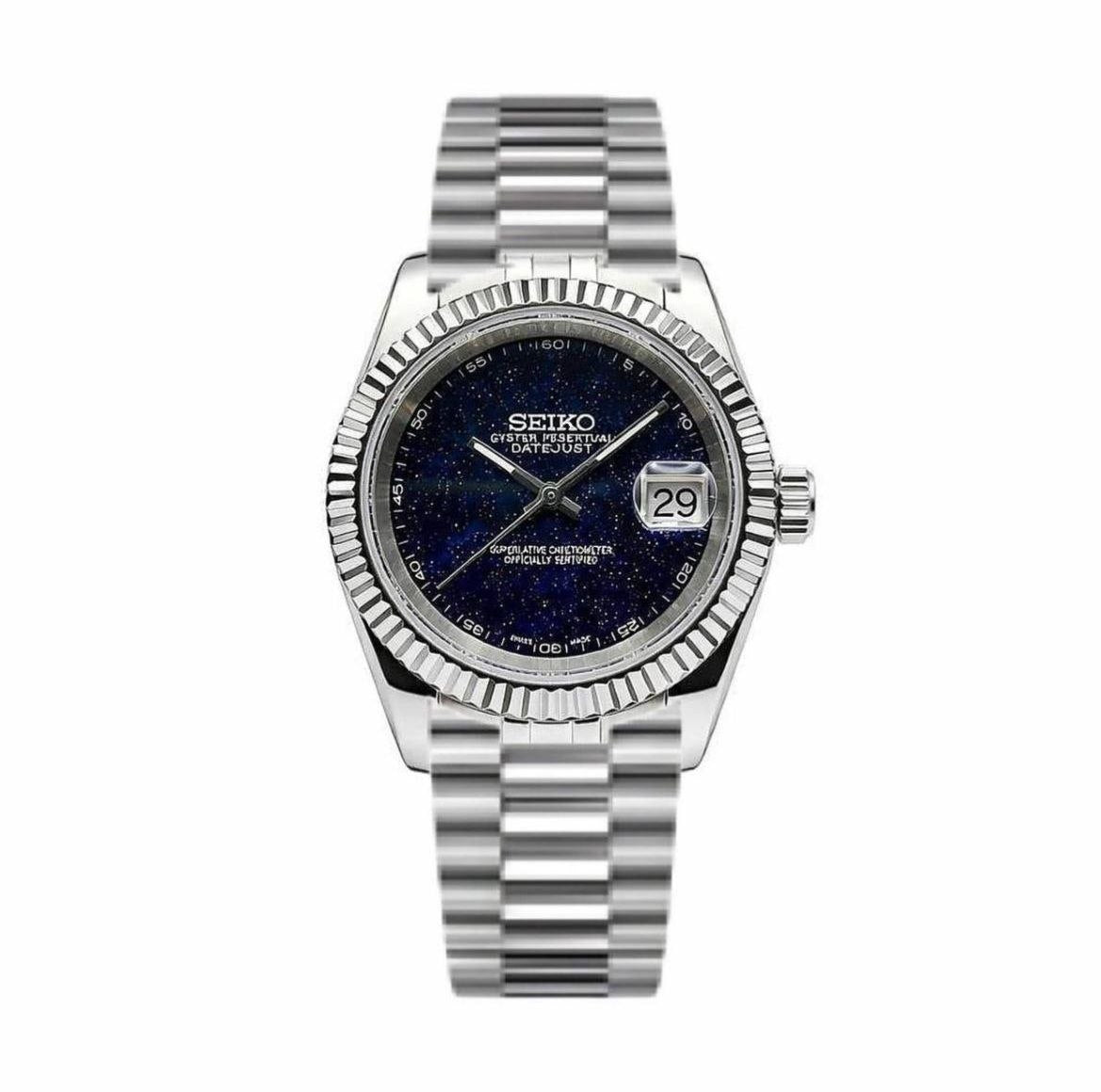 🎁 Stardust Fluted Bezel Dress Watch (100% off)