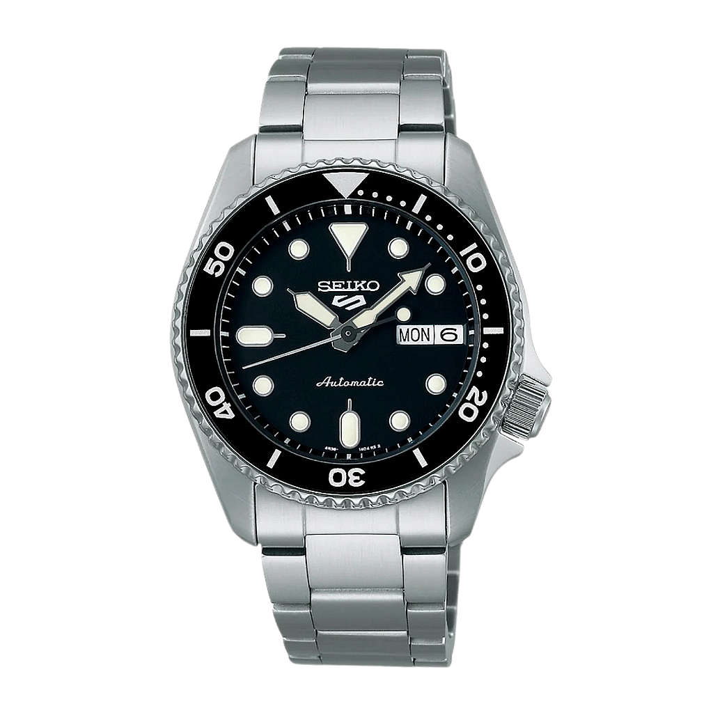 Reduced Black Sports Watch