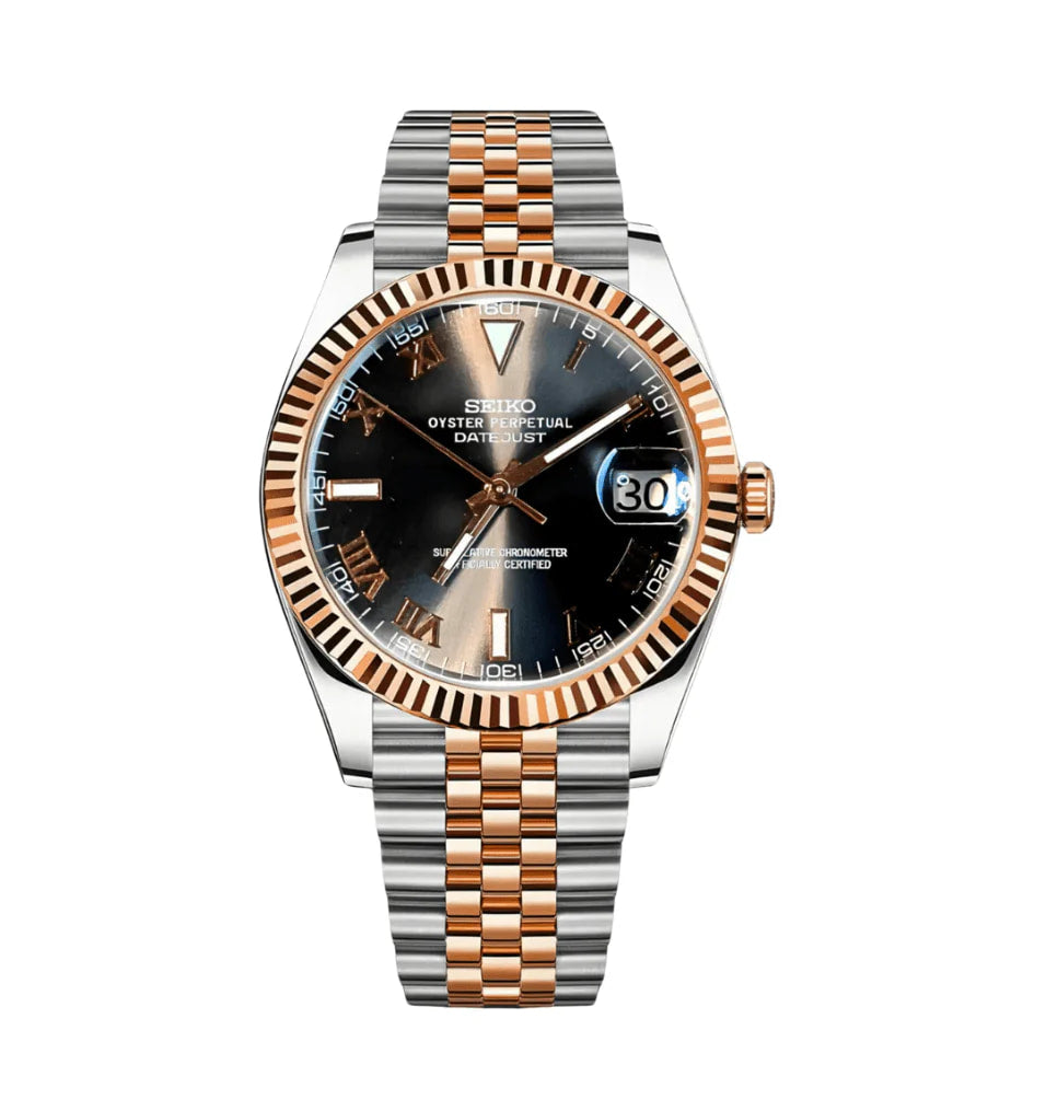 🎁 Slate Two Tone Dress Watch (100% off)