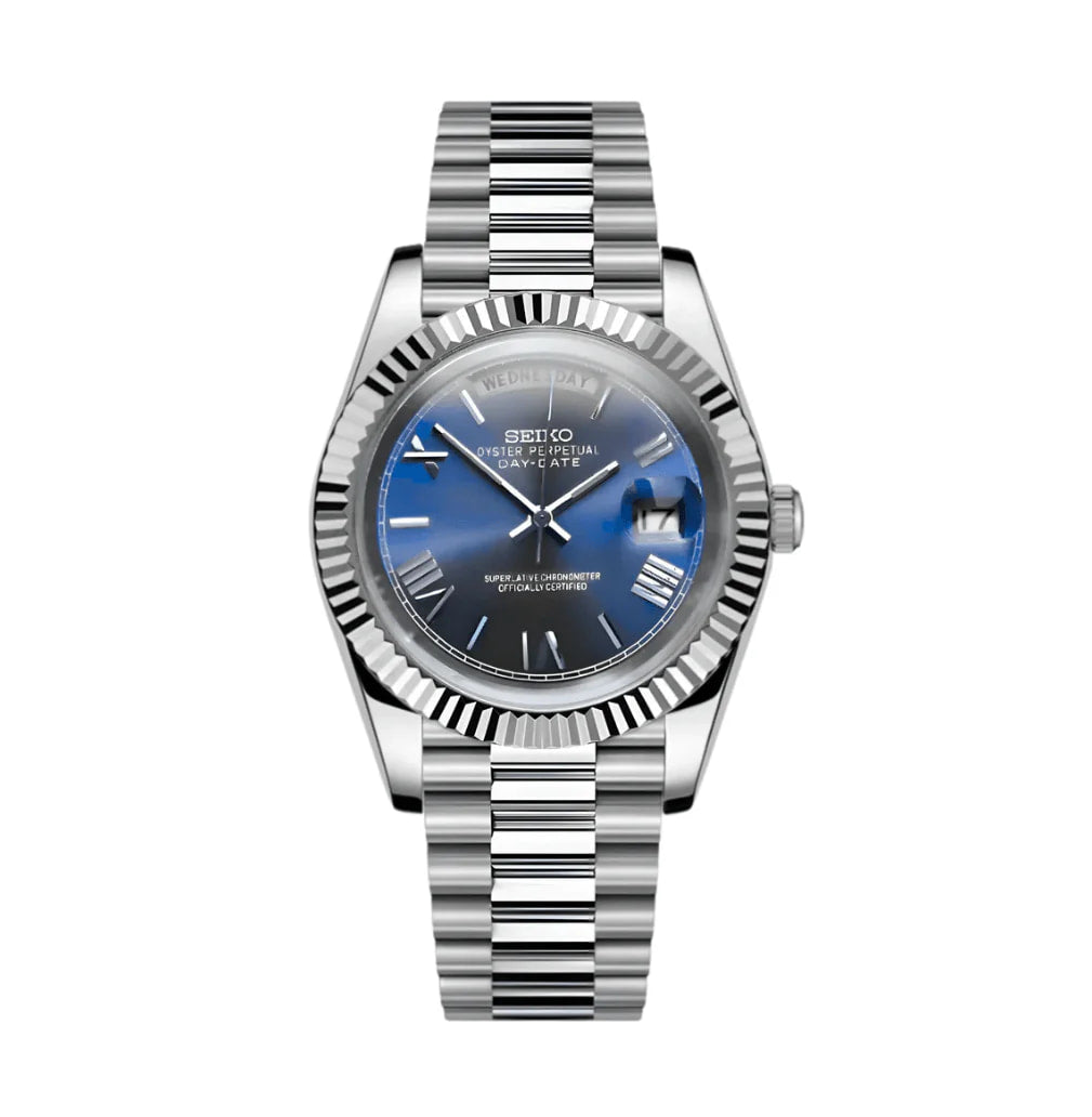 Royal Blue Roman Dress Watch