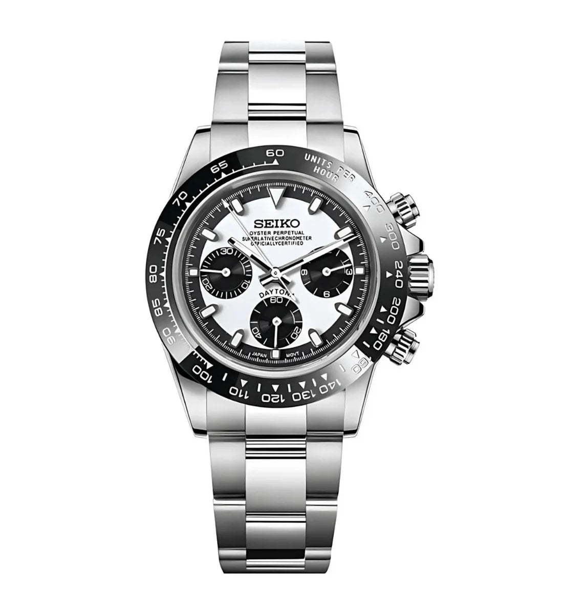 Black White Chronograph