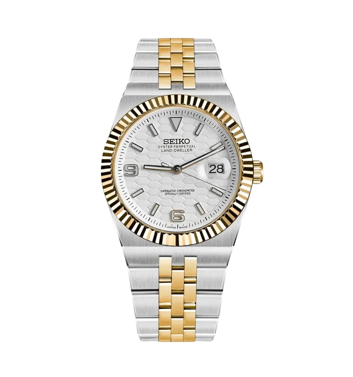 🎁 Two Tone Gold Dress Watch (100% off)