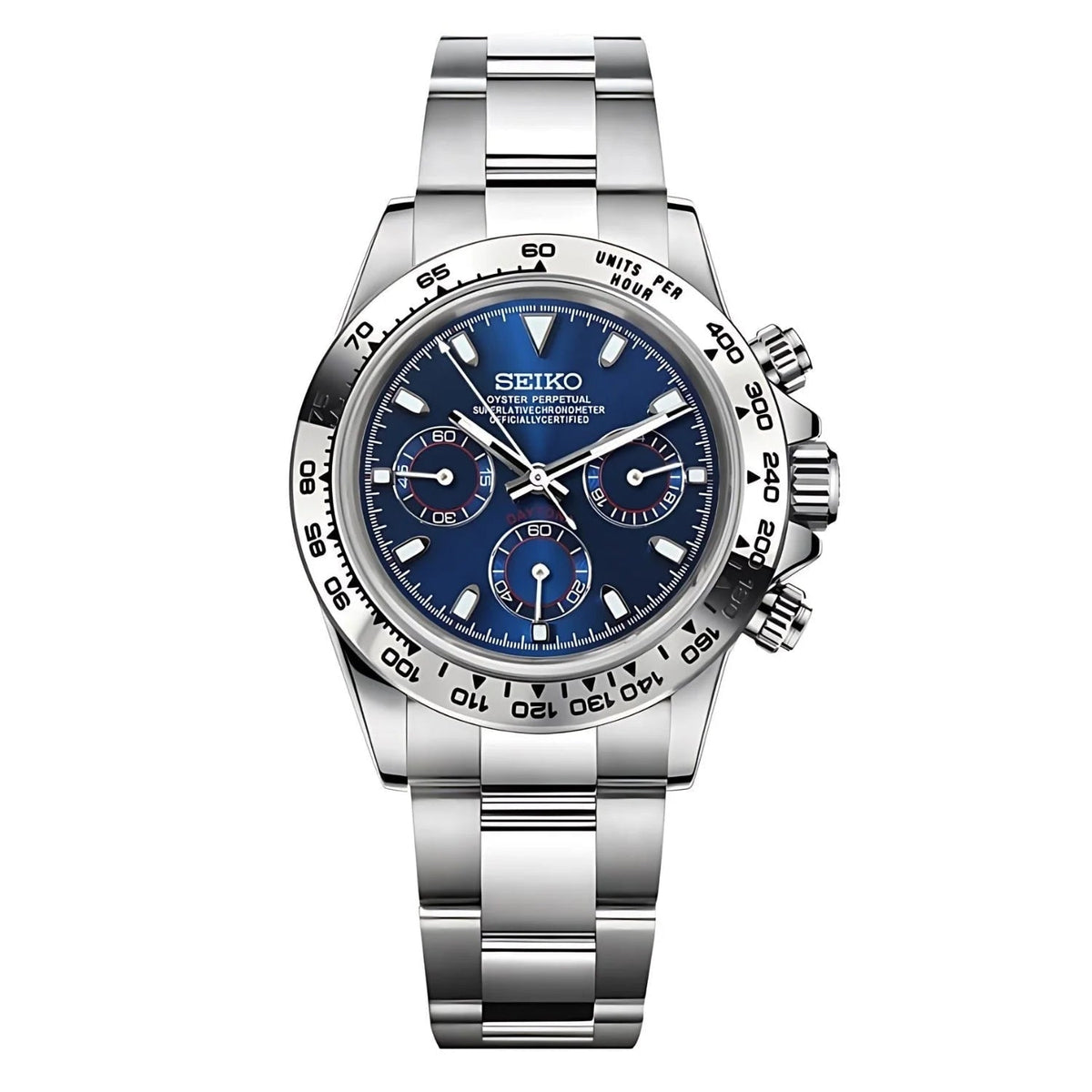 🎁 Silver Blue Chronograph (100% off)