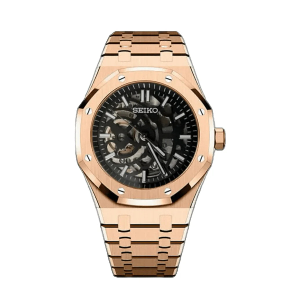 🎁 Rose Gold Skeleton Sports Watch (100% off)