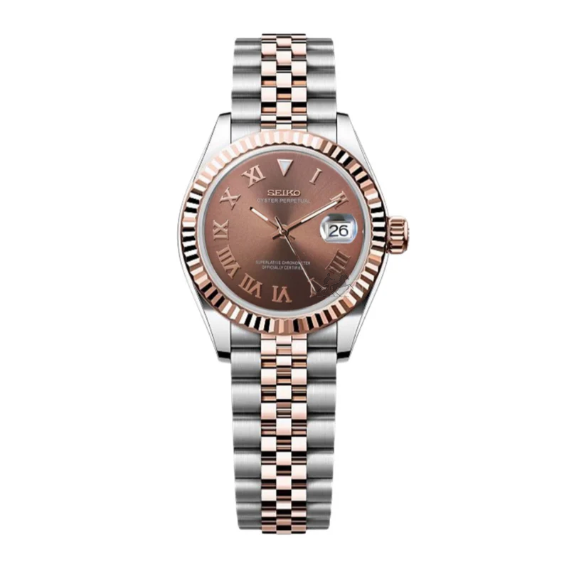 Chocolate Roman Dial Dress Watch